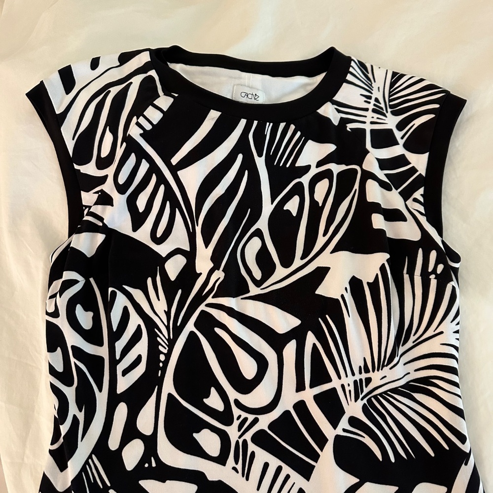 Cache Botanical Print Dress - image 6